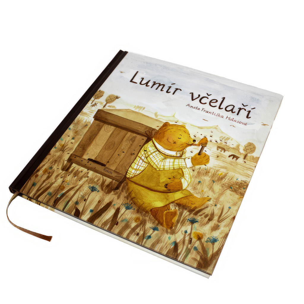Lumír včelaří, titulní strana, dětská literatura, včely, Františka Holasová